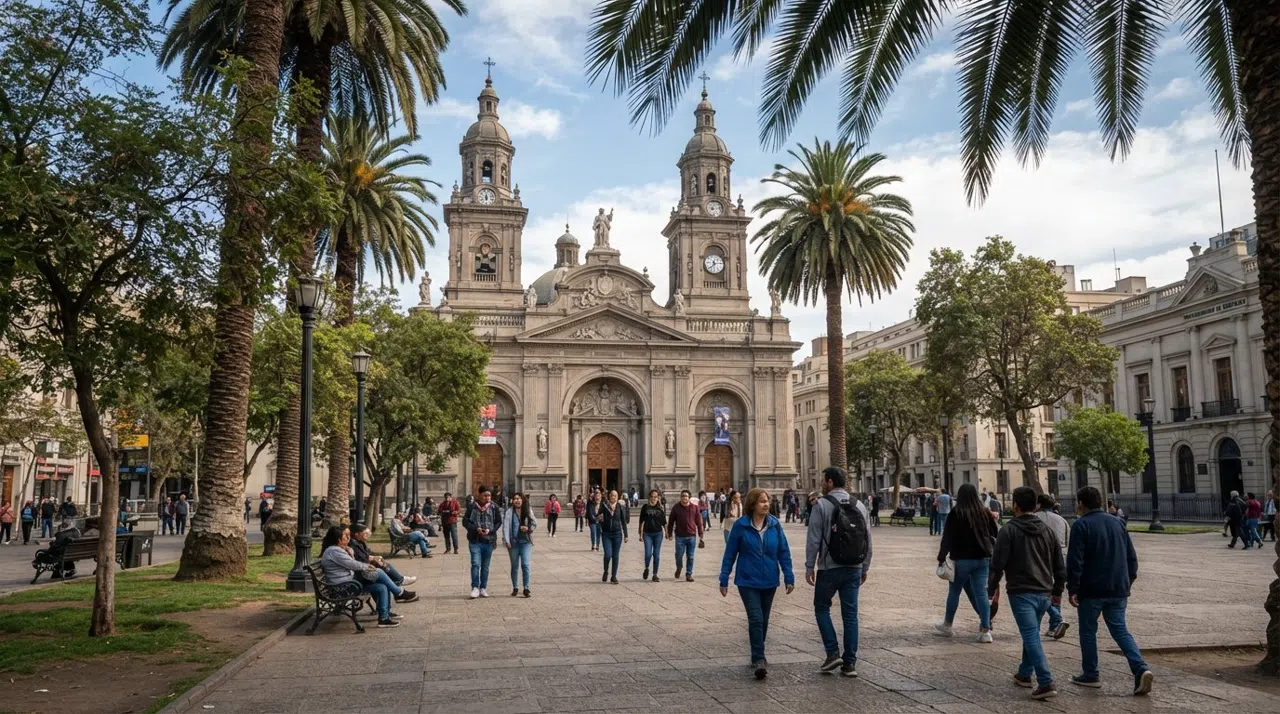 Santiago Centro, Santiago: el núcleo cívico que aún almuerza en la Plaza de Armas